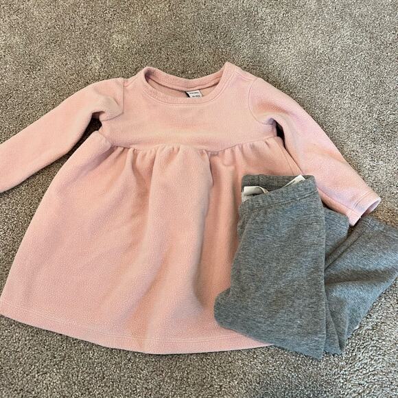 Lot of Toddler Girls Longsleeve Onesies Winter Clothes Burts Bees Size 18 Mo - Picture 2 of 5